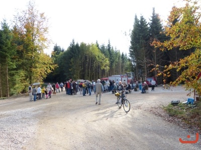 Ausklang der Baustellenbegehung