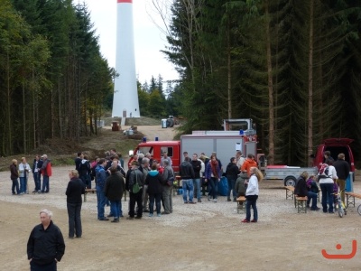 Ausklang der Baustellenbegehung