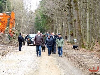 Aufbruch vom Anlagenstandort 06 zum Standort 05