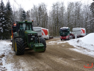 Schlepper an der Zugmaschine 