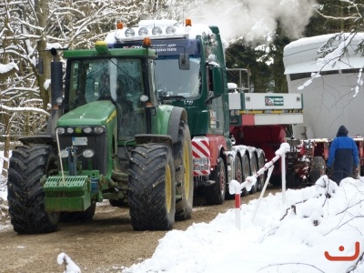 Schlepper an der Zugmaschine 