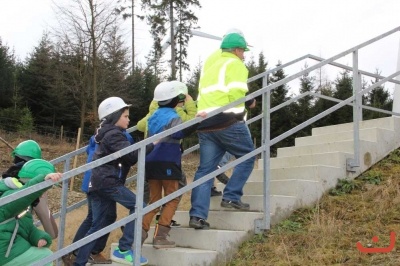 Aufstieg auf das Fundament