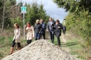 auf dem Weg zum Standort der Windenergieanlage 10